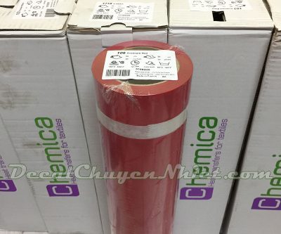 Decal chuyển nhiệt màu đỏ ép áo Pháp 106 (PVC)