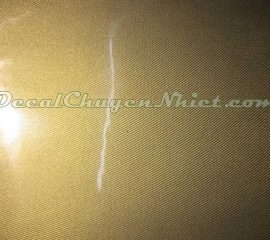 Decal chuyển nhiệt Pháp Light Gold 002 (PU) màu nhũ vàng
