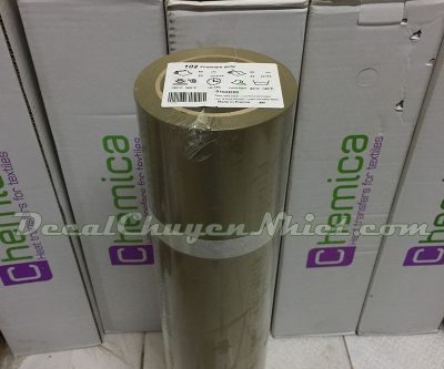 Decal chuyển nhiệt ép áo màu nhũ vàng Gold 102 (PVC) Pháp