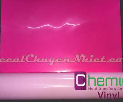 Decal ép nhiệt màu hồng Pháp Fluo Pink 3532 (PU)