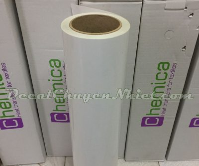 Decal chuyển nhiệt màu trắng Pháp PVC 101
