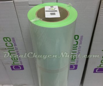 Decal ép nhiệt Pháp màu xanh lá Fluo Green 131 (PVC)