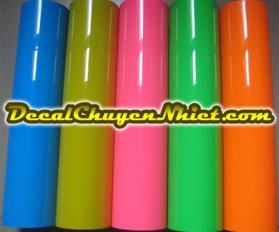 Decal nhiệt màu nổi – Decal PU mi nơ in áo thun, áo đá banh