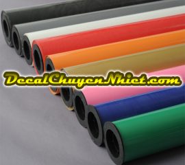 Decal nhiệt PU in áo đá bóng, decal chuyển nhiệt PVC ép áo thun