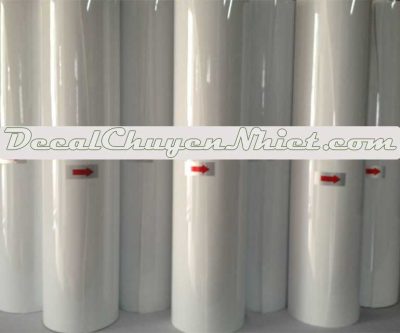 Decal nhiệt in logo ép áo thun, quần áo thể thao 0,61x50m PU