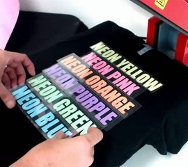 Decal định hình chịu nhiệt ép áo thun, Decal định hình in áo