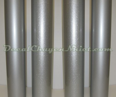 Decal chuyển nhiệt phản quang in áo thun 0,61x50m màu bạc